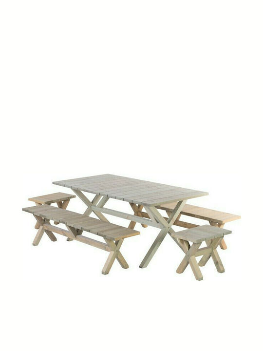 Ξύλινο Σκαμνάκι Βικτώρια 35x35x55cm Ξύλινο Σκαμνάκι Βικτώρια 35x35x55cm