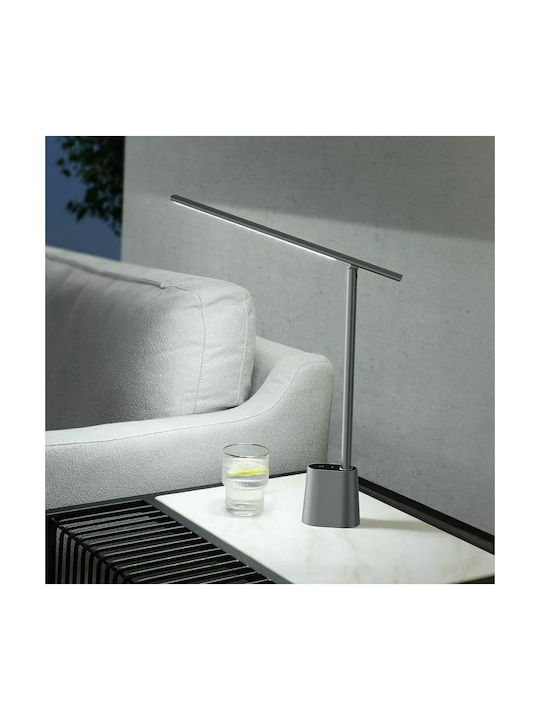 Baseus Smart Eye Series Rechargeable LED Office Lamp Foldable in Gray Color