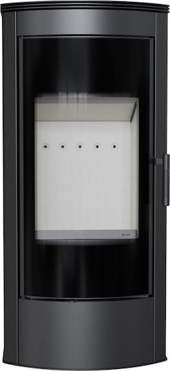 Kratki Koza Titan G R Metalic Soba pe lemne 11kW Negru
