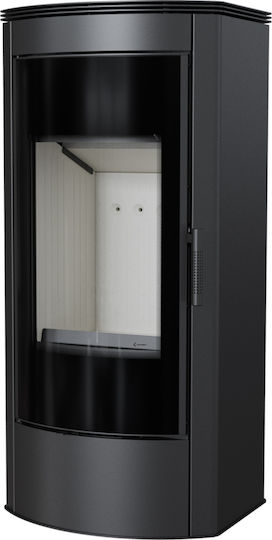 Kratki Koza Titan G R Metalic Soba pe lemne 11kW Negru