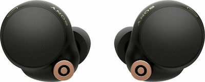 Sony WF-1000XM4 In-ear Bluetooth Handsfree Ακουστικά με Θήκη Φόρτισης Μαύρα