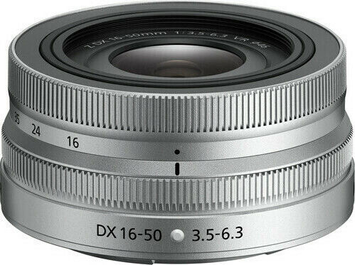 Nikon Z Fc Mirrorless Camera Kit (Z DX 16-50mm F3.5-6.3 VR) Silver