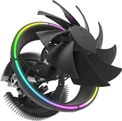 Darkflash Darkvoid Low Profile CPU Cooling Fan with RGB for AM4/AM5/115x Socket