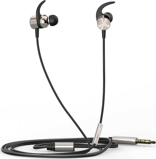 HP DHH-3114 In-ear Handsfree με Βύσμα 3.5mm Χρυσό