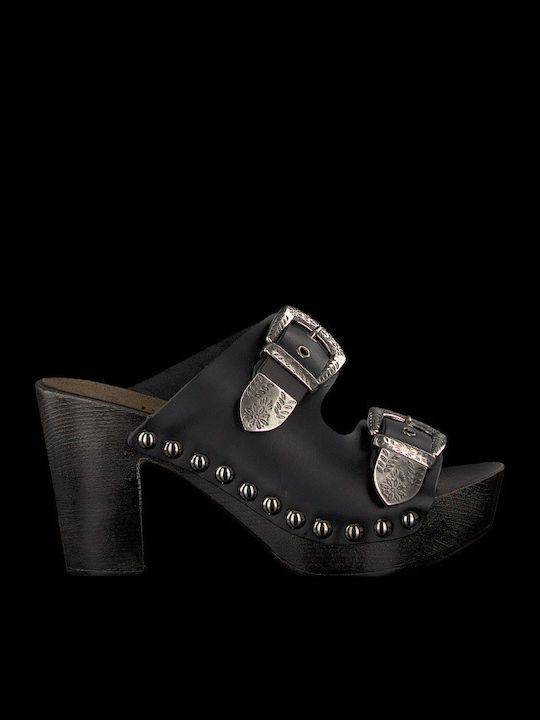 Vanna Suede Sandals Black