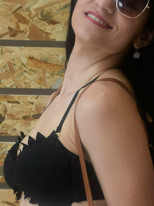 1854 Set Bikini Μαύρο