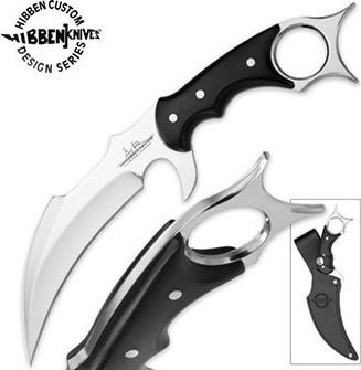 United Cutlery Gil Hibben Karambit Black in Leather Sheath