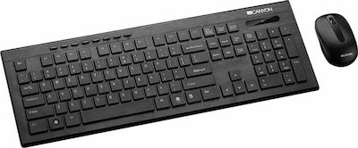 Canyon Wireless Multimedia Combo Set-W4 Keyboard & Mouse Set Greek