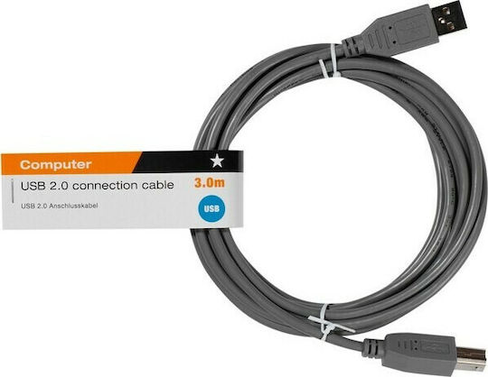 Vivanco USB 2.0 Cablu USB-A - USB-B Gri 5m 22228