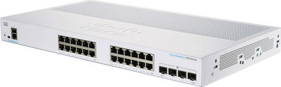 Cisco CBS350-24P-4G Managed L2 Switch με 24 Θύρες Gigabit (1Gbps) Ethernet