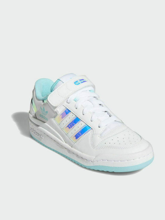 Adidas Παιδικά Sneakers Forum Iridescent για Κορίτσι Cloud White / Supplier Colour / Pulse Aqua