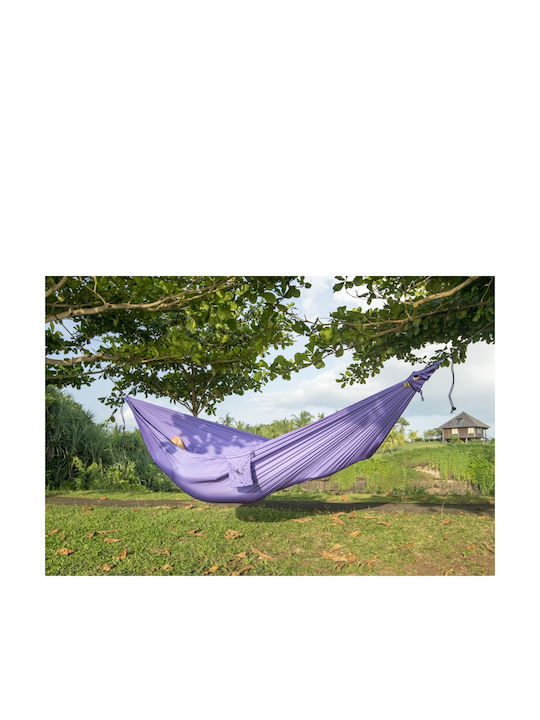 Ticket To The Moon Parachute Single Hammock Purple 320x155cm