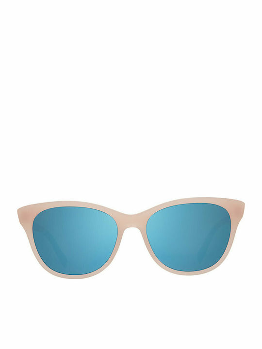 Spy Spritzer Feminini Ochelari de soare cu Bej Cadru și Albastru deschis Oglindă Lentilă 673515087963