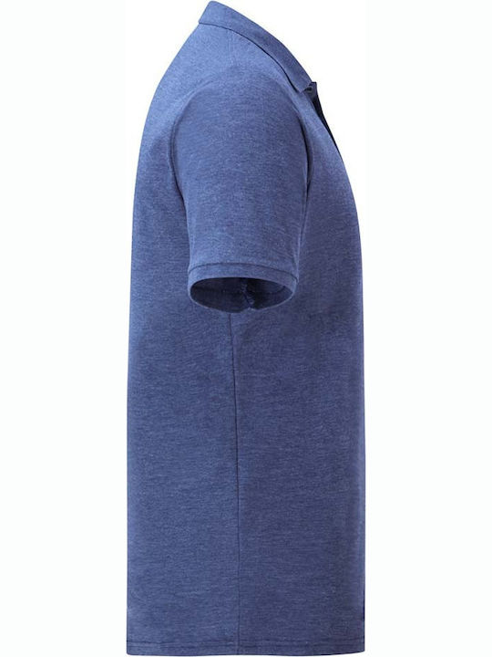 Fruit of the Loom 65/35 Ανδρικό Διαφημιστικό T-shirt Κοντομάνικο Heather Royal