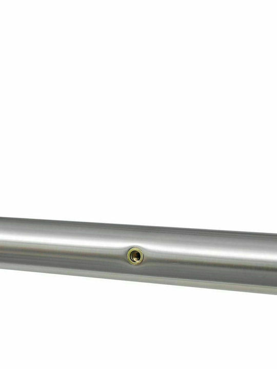 vidaXL Outdoor Mailbox Inox in Silver Color 120cm