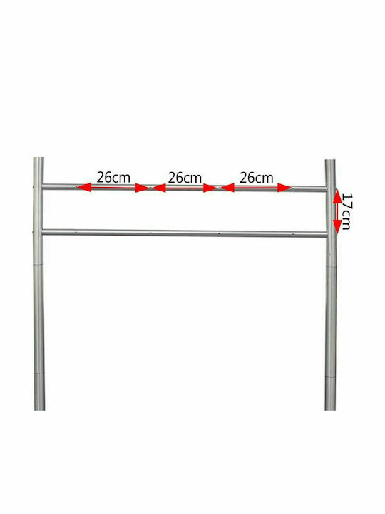 vidaXL Outdoor Mailbox Inox in Silver Color 120cm