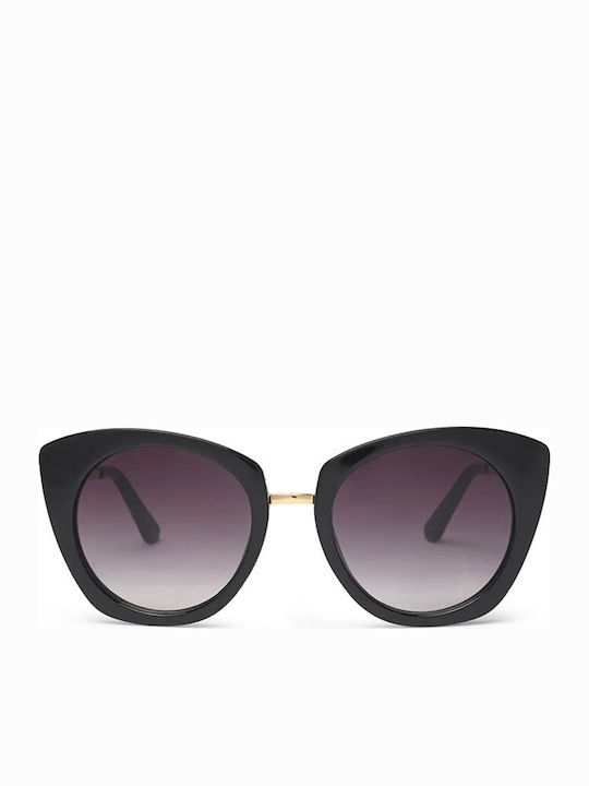 Charly Therapy Julieta Women's Sunglasses with Black Frame and Black Gradient Lens JUL3