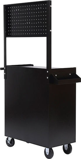 HomCom Cu roți Metal Căruță cu 7 Sertare L61.5xA33xÎ76cm