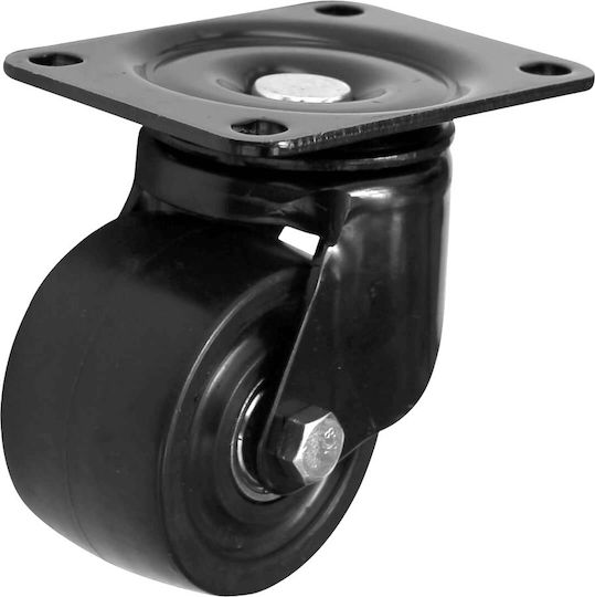 Ruotec 502.000.020.630 Wheel Rotating Oversize press Black 65x40mm