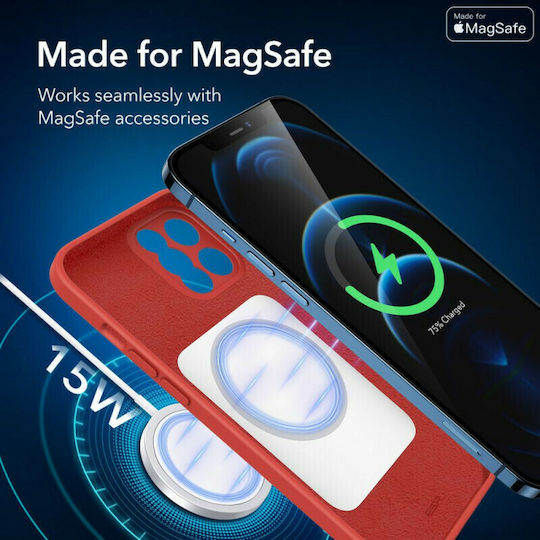 ESR Cloud Back Cover Σιλικόνης Κόκκινο (iPhone 12 / 12 Pro)