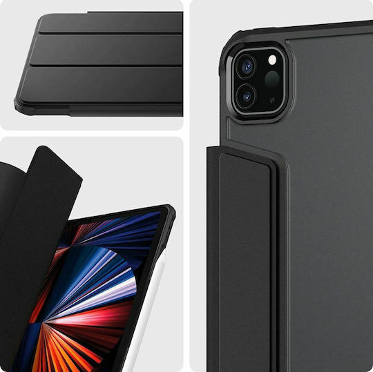 Spigen Ultra Hybrid Pro Флип Капак Черен iPad Pro 2021 12.9"