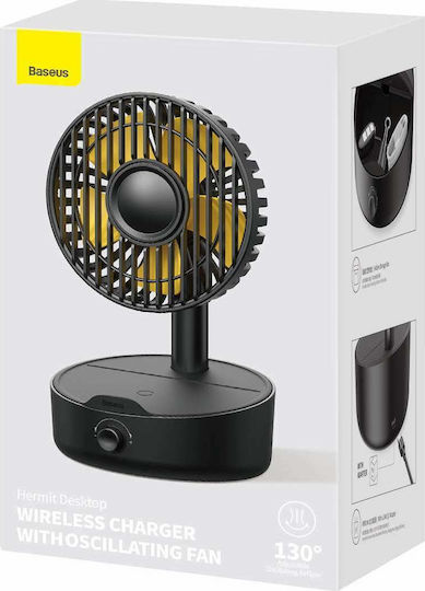 Baseus Kabelloses Ladegerät (Qi Pad) 10W Schwarzs (Hermit)