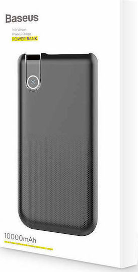 Baseus Thin Version Wireless Power Bank 10000mAh 5W με Θύρα USB-A Μαύρο