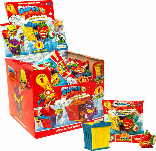 AS Миниатюрна играчка Superzings Серия 1 Тайно Скривалище SuperZings за 3+ Години 12см.