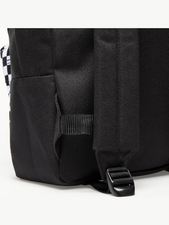 Vans New Skool Schwarz/Kariert Schulranzen Rucksack Junior High-High School Schwarz 22Liter