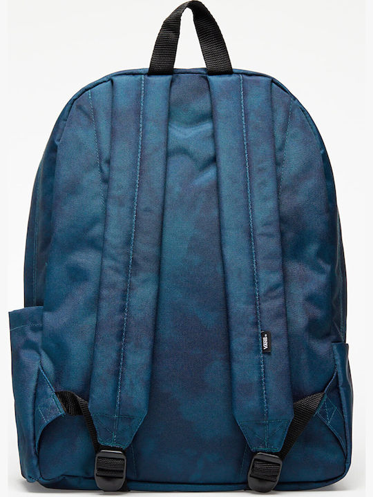 Vans Old Skool IIII Blue Coral/Tie School Bag Backpack Junior High-High School in Blue color