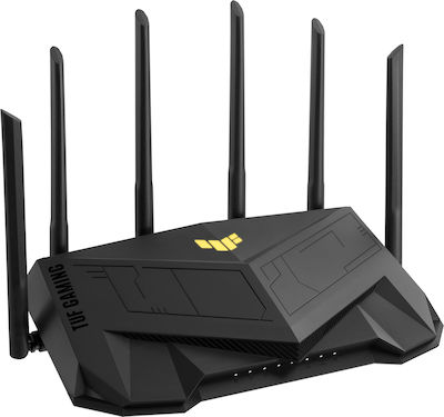 TUF Gaming AX5400 Drahtlos Router Wi-Fi 6 mit 4 Anschlüssen Gigabit Ethernet