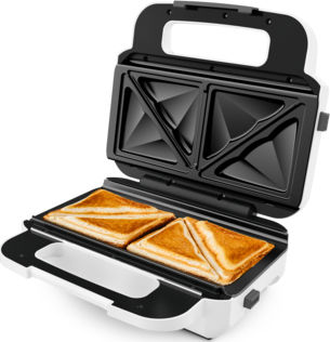 Tefal Snack XL Sandwich Maker with Removable Plates for for 2 Sandwiches Sandwiches 850W White