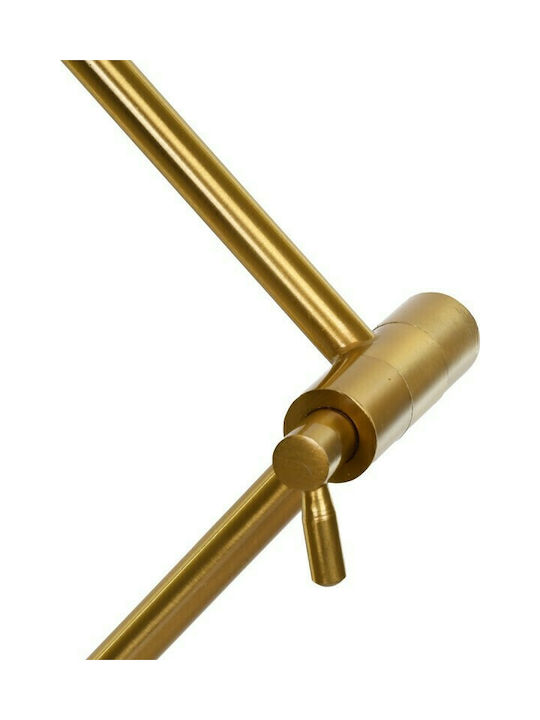 GloboStar Zeto Office Lamp with Foldable Arm for Socket E27 in Gold Color