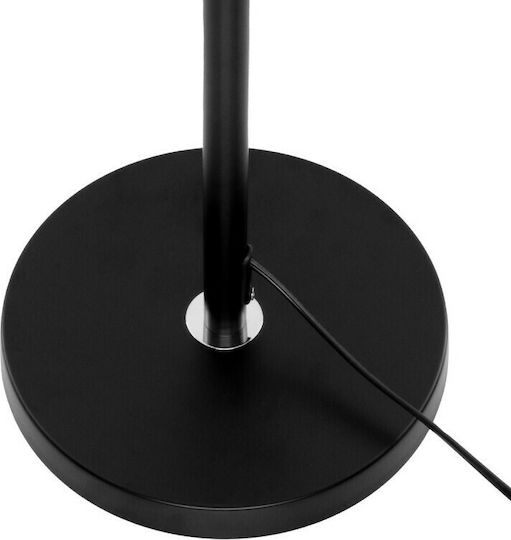 GloboStar Ashley Lampa de podea Î145xL40cm. cu Soclu pentru Bec E27 Negru