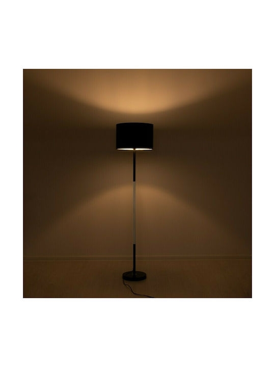 GloboStar Ashley Floor Lamp H145xW40cm. with Socket for Bulb E27 Black