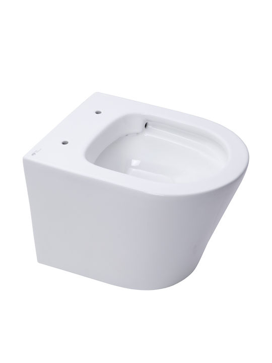 Swiss Aqua Technologies Infinitio Toaletă montată pe perete Fără margine cu Subțire Capac Închidere lentă Alb lucios Swiss Aqua Technologies Infinitio Toaletă montată pe perete Fără margine cu Subțire Capac Închidere lentă Alb lucios