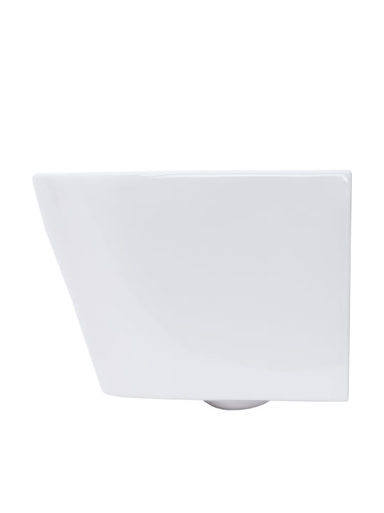 Swiss Aqua Technologies Infinitio Λεκάνη Κρεμαστή Rimless με Slim Κάλυμμα Soft Close White Glossy