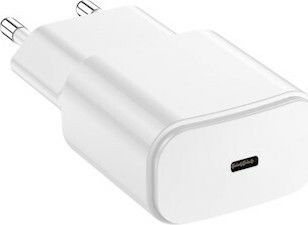 Forever Încărcător Fără Cablu cu Port USB-C 20W Livrarea energiei Albς (FTCPD20)