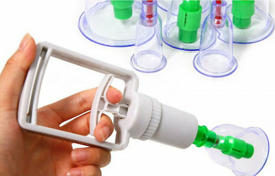 Therapeutic Device with Suction Cups Body Puller/Vacuum Cupping Sunction Therapy Set 6pcs