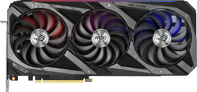 Asus GeForce RTX 3070 8GB GDDR6 ROG Strix V2 OC Κάρτα Γραφικών PCI-E x16 4.0 με 2 HDMI και 3 DisplayPort