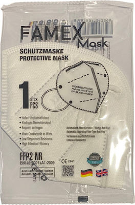 Famex Particle Filtering Half Mask FFP2 NR Mască de protecție FFP2 Alb 5buc