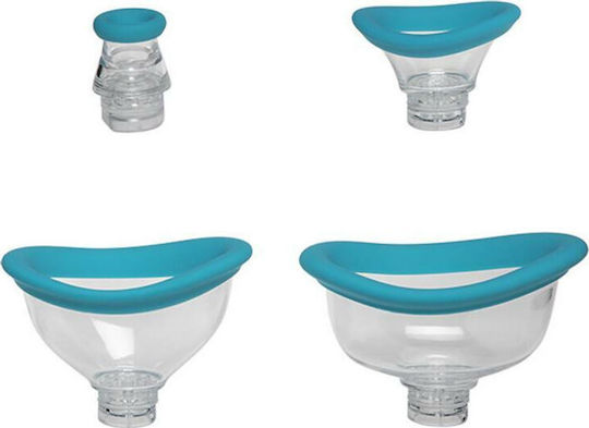 Doc Johnson Bloom Intimate Body Pump Вакуумен Стимулатор За Вагина И Клиторен С Вибрация Светлосиньо/Бяло