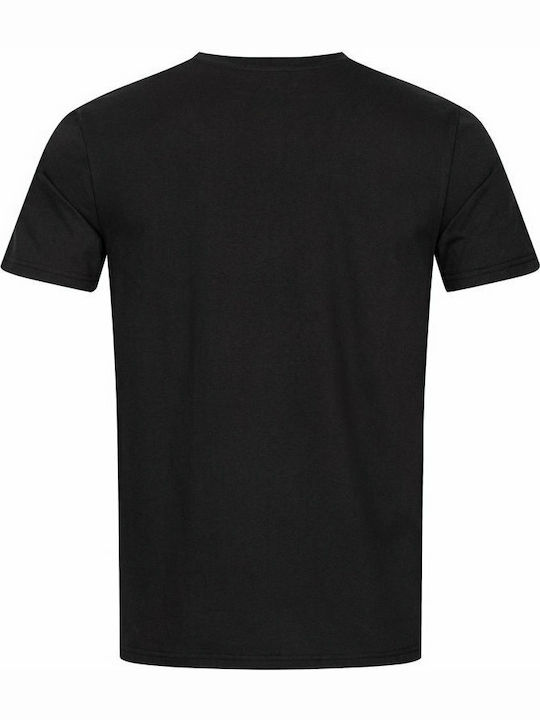 Lonsdale Waddon Men's T-Shirt with Logo Black