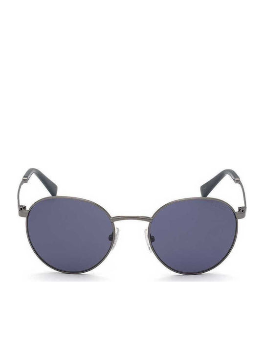 Guess Women's Sunglasses with Gray Metal Frame and Blue Lens GU00012 08V