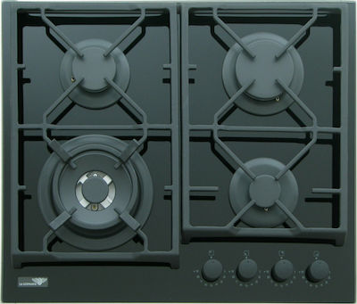 La Germania P64 4L LAG SF VT GPL Autonomous Cooktop with Liquid Gas Burners 60x51cm