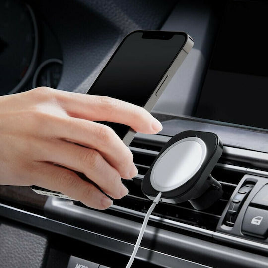 Spigen Magfit Βάση Κινητού Αυτοκινήτου με Μαγνήτη MagSafe Μαύρη