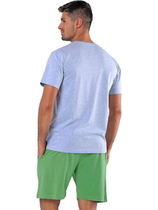 Bonatti Edgar Men's Summer Cotton Pajamas Set Green