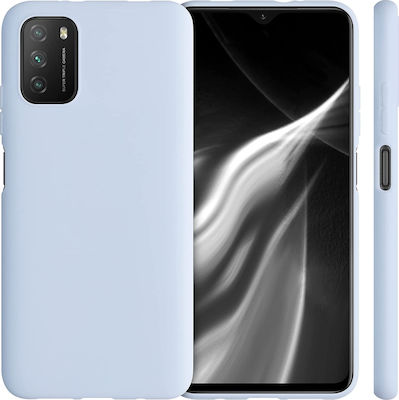 KWmobile Back Cover Σιλικόνης Light Blue Matte (Poco M3 / Redmi 9T)