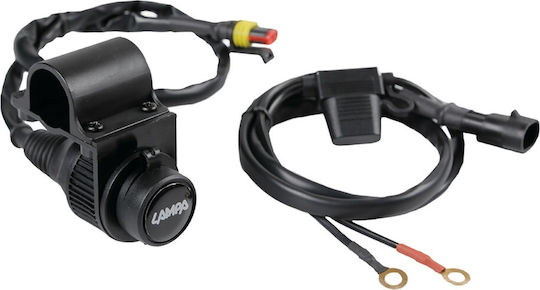 Lampa Waterproof Motorcycle Charger with Ports: 1xLighter
