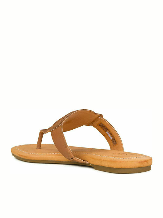 Leather Women's Sandals Tabac Brown